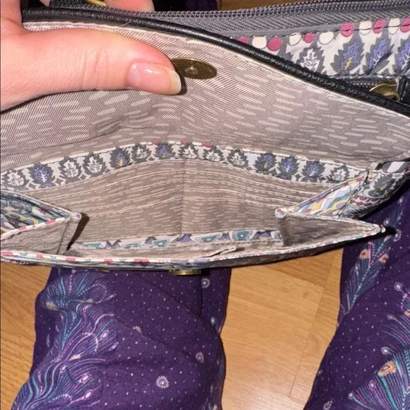 EUC Sakroots Eco Twill Multicolor Patterned crossbody Bag - Picture 5 of 14